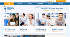 Desktop Screenshot of kinesiologue.com